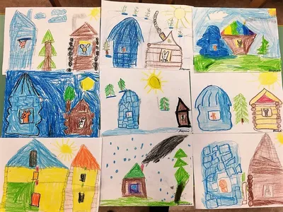 Детский рисунок сказочного дома (49 фото) » рисунки для срисовки на  Газ-квас.ком