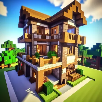 Minecraft: cozy starter house *tutorial* | Дома minecraft, Дом в minecraft,  Здания в майнкрафт