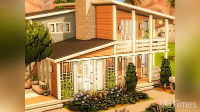 The Sims 4 — Дом «Франсин» / Дома / Моды и скины