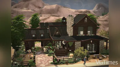 The Sims 4 — Небольшой загородный дом / Дома / Моды и скины