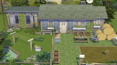 Скачать The Sims 4 \"Маленький фермерский домик\" - Дома
