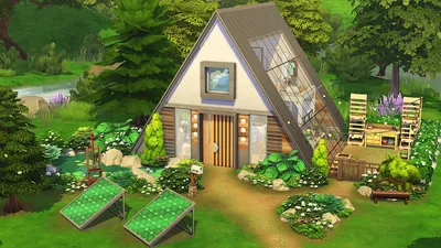 Aveline — ECO FRIENDLY A-FRAME LOFT 💚 1 bedroom - 2 sims 1...