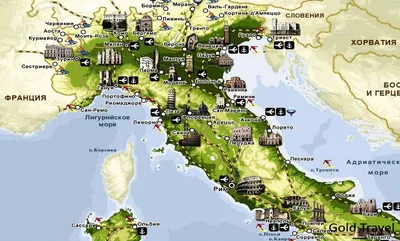 Все главные достопримечательности античной Италии