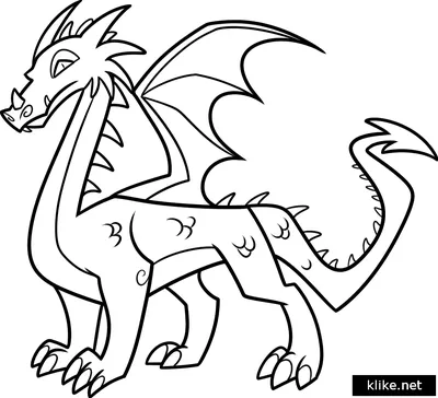 Рисунок контурный дракон (47 фото) » рисунки для срисовки на Газ-квас.ком