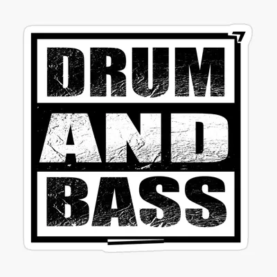Drum and Bass Music Logo Electro\" Poster by shurikaner | Redbubble