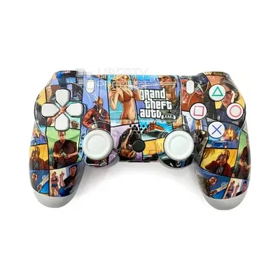 Джойстик для PS4 Dual Shock 4 GTA (коробка) — купить оптом в  интернет-магазине Либерти