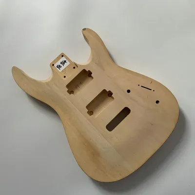 YB964, корпус электрогитары из массива липы, цвет Природный, в том-липучке,  детали «сделай сам» для гитары, аксессуары для гитары | AliExpress