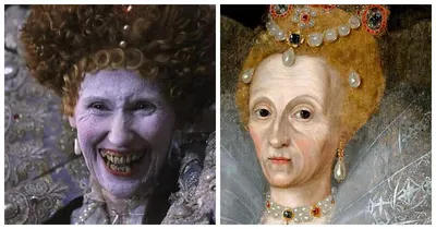 Брови обесцвечены, макияж стерт, волос нет: британцы показали реальное лицо  королевы Елизаветы І - ЗНАЙ ЮА