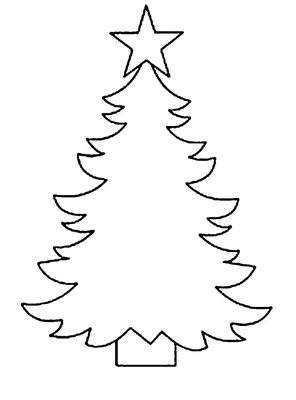 Шаблон елки для вырезания из бумаги распечатать, трафарет елки на окна 50+  идей | Трафареты, Рождественские узоры, Зимние украшения