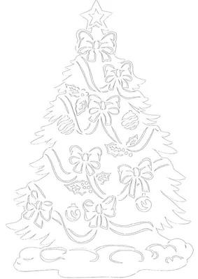 Раскраски шаблон, Раскраска Новогодняя елка шаблон для вырезания из бумаги  шаблон для вырезания елки Елка.