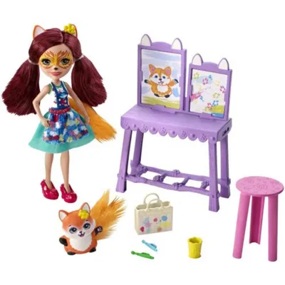 Кукла Enchantimals со зверюшкой Сиеста Кэт и Клаймбер | Интернет-магазин  Континент игрушек