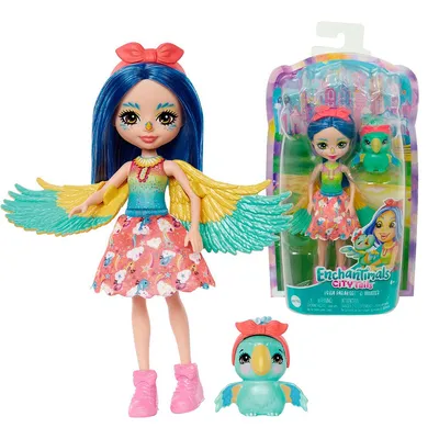 Кукла Enchantimals Пэттер Павлина с питомцем Флэп Mattel DVH87 купить в по  цене 1 151 руб., фото, отзывы