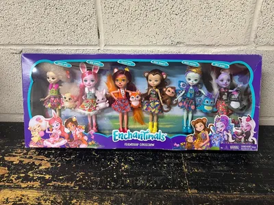 Enchantimals 6 Pack Friendship Collection Dolls and Pets DAMAGED BOX | eBay