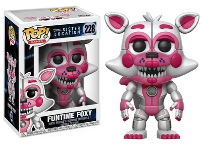 Фантайм Фокси Funtime Foxy фигурка Фанко Поп Funko Pop №228 - купить  недорого в интернет-магазине игрушек Super01