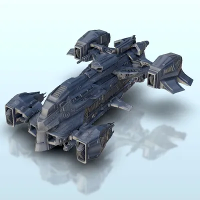 Коллекция научно-фантастических космических кораблей 3D Модель $179 - .3ds  .obj .max .c4d .ma - Free3D