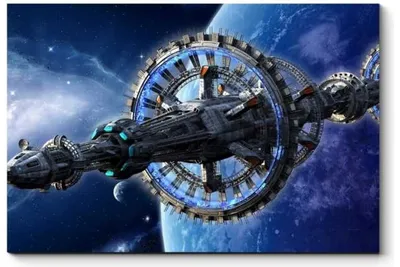 Фантастический космический корабль 4к фото реалист... | @Vera