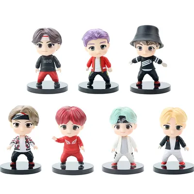 Купить набор фигурок Geek Place БТС коллекционные figurki.bts.7pt, цены на  Мегамаркет