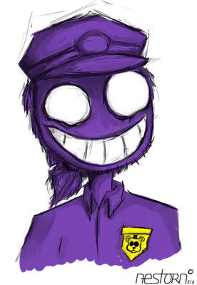 Наклейка Фиолетовый человек/Фиолетовый парень/Purple Guy PNG - AVATAN PLUS