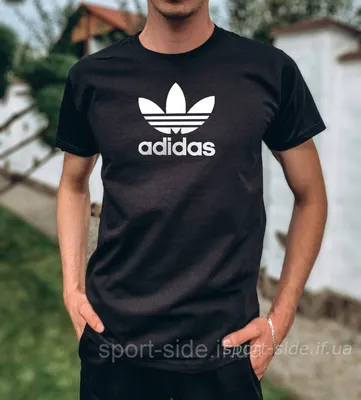 Футболка мужская adidas Essentials черный/белый цвет — купить за 3699 руб.,  отзывы в интернет-магазине Спортмастер