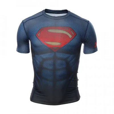 Футболка спортивная Under Armour Alter Ego Core Superman, цвет: синий,  UN001EMOJF82 — купить в интернет-магазине Lamoda