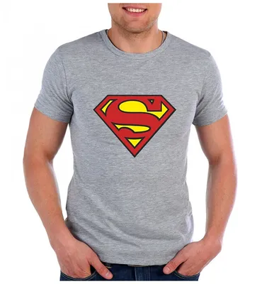 Короткая футболка Superman White