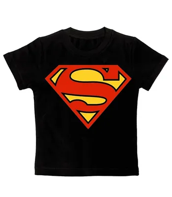 Красная футболка с принтом superman для мальчиков цвет: красный, артикул:  2812060210 – купить в интернет-магазине sela