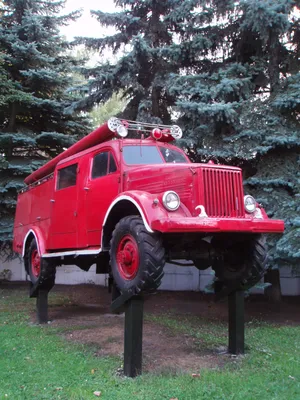 A modification of the Soviet GAZ-51 rotted broken rusty truck fo – Stock  Editorial Photo © vilaxlt #310574828