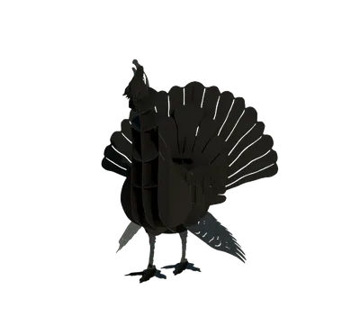Картина на холсте \"Глухарь, птица, курица\" 240x90 см. с алюминиевыми  подвесами, в тубусе - купить по низкой цене в интернет-магазине OZON  (564920764)
