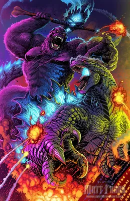 Godzilla vs Kong poster by KaijuSamurai | Godzilla vs. Kong | Godzilla  wallpaper, Godzilla comics, Kong godzilla