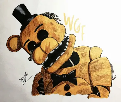 FNAF Golden Freddy | Fnaf dibujos, Imagenes de fnaf anime, Dibujos