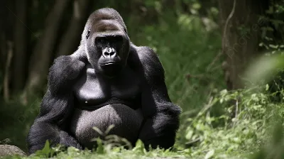 В зоопарке умер самый старый самец гориллы // Новости НТВ