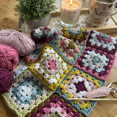 Unusual Granny Square Crochet Patterns - Crochet 365 Knit Too