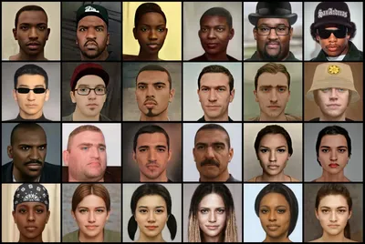 Нейросеть нарисовала реалистичные версии персонажей из GTA: San Andreas