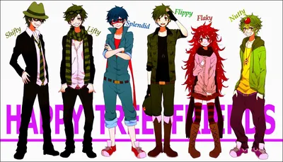 Картинки happy tree friends аниме фото