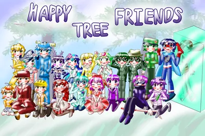 Happy Tree Friends Photo: HTF girls anime | Happy tree friends, Friend anime,  Happy tree friends flippy