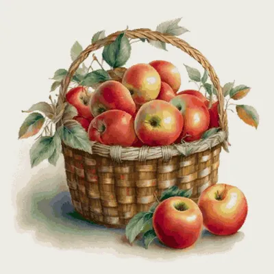 Яблоки в корзине стоковое фото. изображение насчитывающей день - 26242904