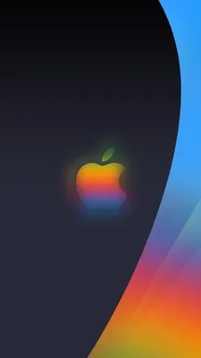 Обои apple, iPhone, яблоко, красочность, фрукты для iPhone 6S+/7+/8+  бесплатно, заставка 1080x1920 - скачать картинки и фото
