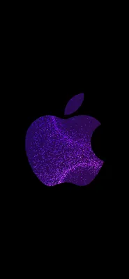 Обои apple, амолед, iPhone, яблоко, Фиолетовый - картинка на рабочий стол и  фото бесплатно