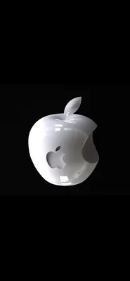 3D Apple - #apple - #new | Яблоко обои, Дамасские обои, Логотип apple
