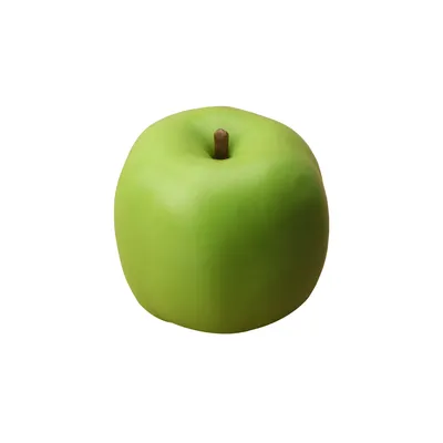 Сахарное яблоко или заварной крем apple, изолированные на белом  пространстве. | Премиум Фото