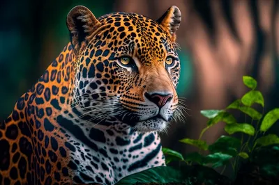 красивый ягуар в дикой природе отдыхает в лесу, картинка ягуара фон  картинки и Фото для бесплатной загрузки