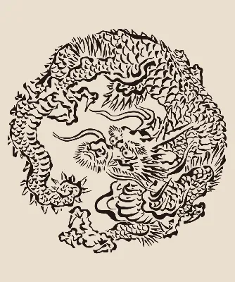 Японский дракон рисунок - 75 фото