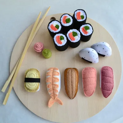 Игровой набор Японской еды, Набор роллы и суши