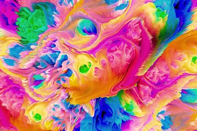 Фотообои Абстракция яркие цвета купить на стену • Эко Обои
