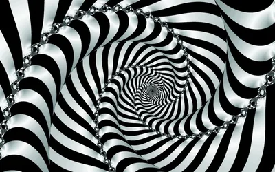 Абстрактная Оптическая иллюзия вихревые 3D картины на холсте Черно-белые  волны плакаты и принты настенные картины для домашнего декора | AliExpress