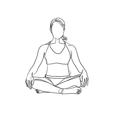 Yoga illustration | Йога, Рисунки