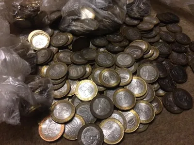 Коллекция юбилейных 10 рублевых монет | Пикабу