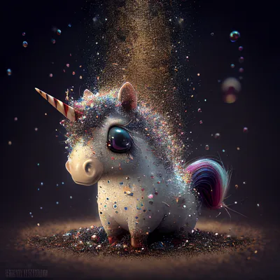 Fantasy Cute Kawaii Baby Unicorn\" Poster for Sale by Trace1234 | Redbubble