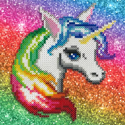 Rainbow Unicorn - Perler.com
