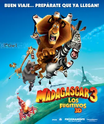 Мадагаскар 3 - онлайн-пазл